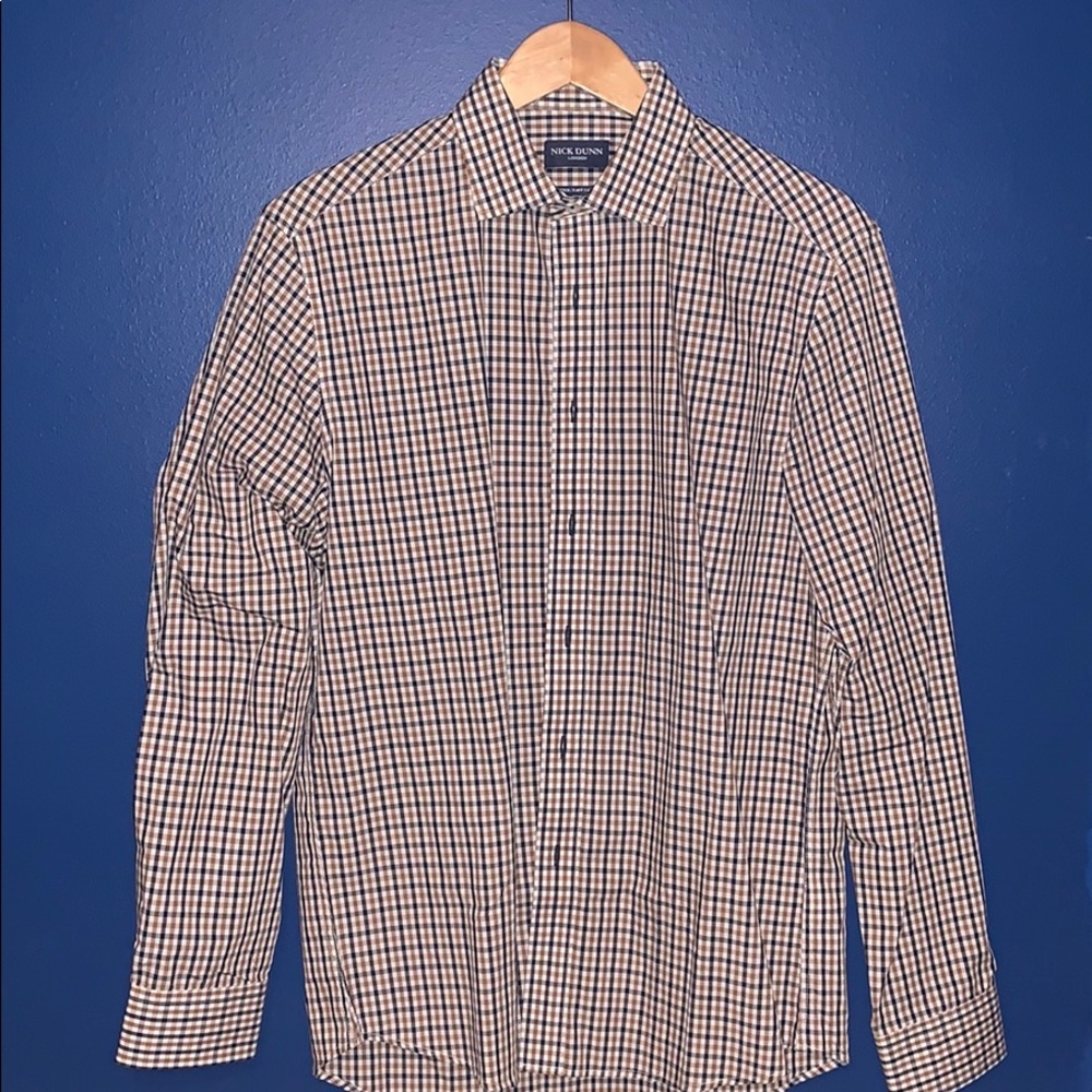 Nick Dunn Striped Long Sleeve Dress Shirt